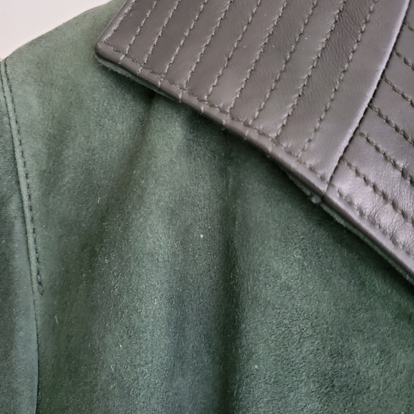 Carlisle Suede Jacket with Leather Trim. - Picture 2 of 3